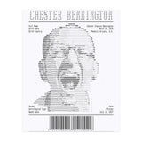 Receipt Art Chester Bennington (Print Only) thumbnail