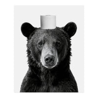 Bear, Toilet Paper Crown, Nursery Animal Art for Children (Print Only)