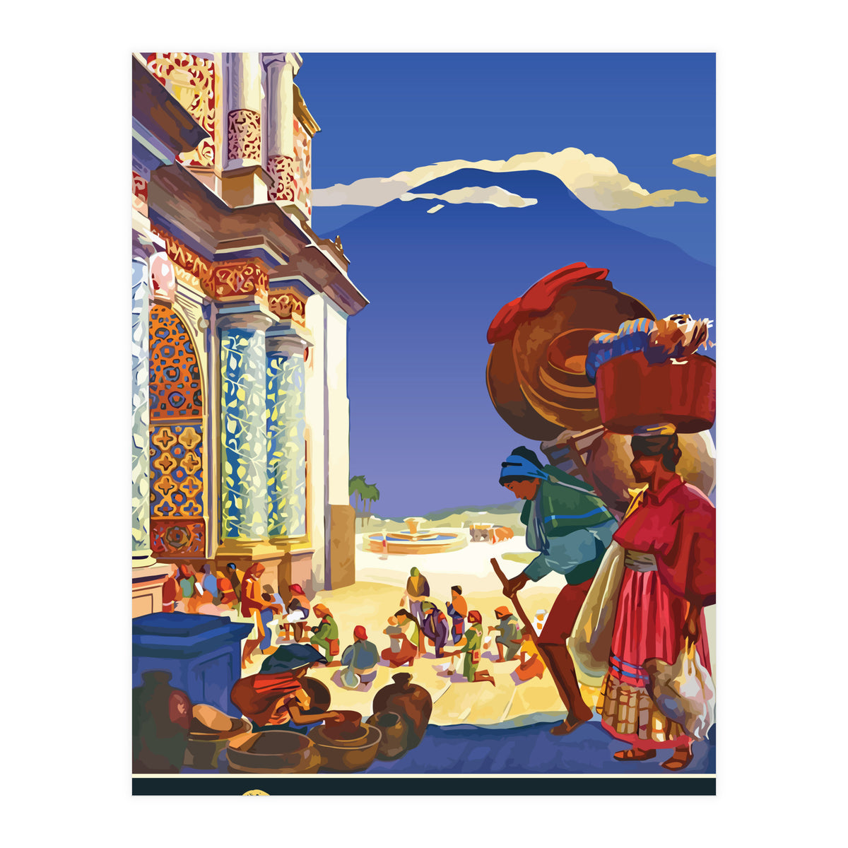 Guatemala, Market Place (Print Only)