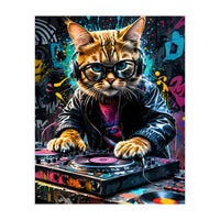 Cat Dj music (Print Only)