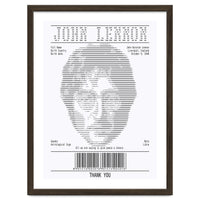 Receipt Art John Lennon Quotes