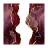 Burgundy & Gold Glitter Agate Texture 06 (Print Only) thumbnail