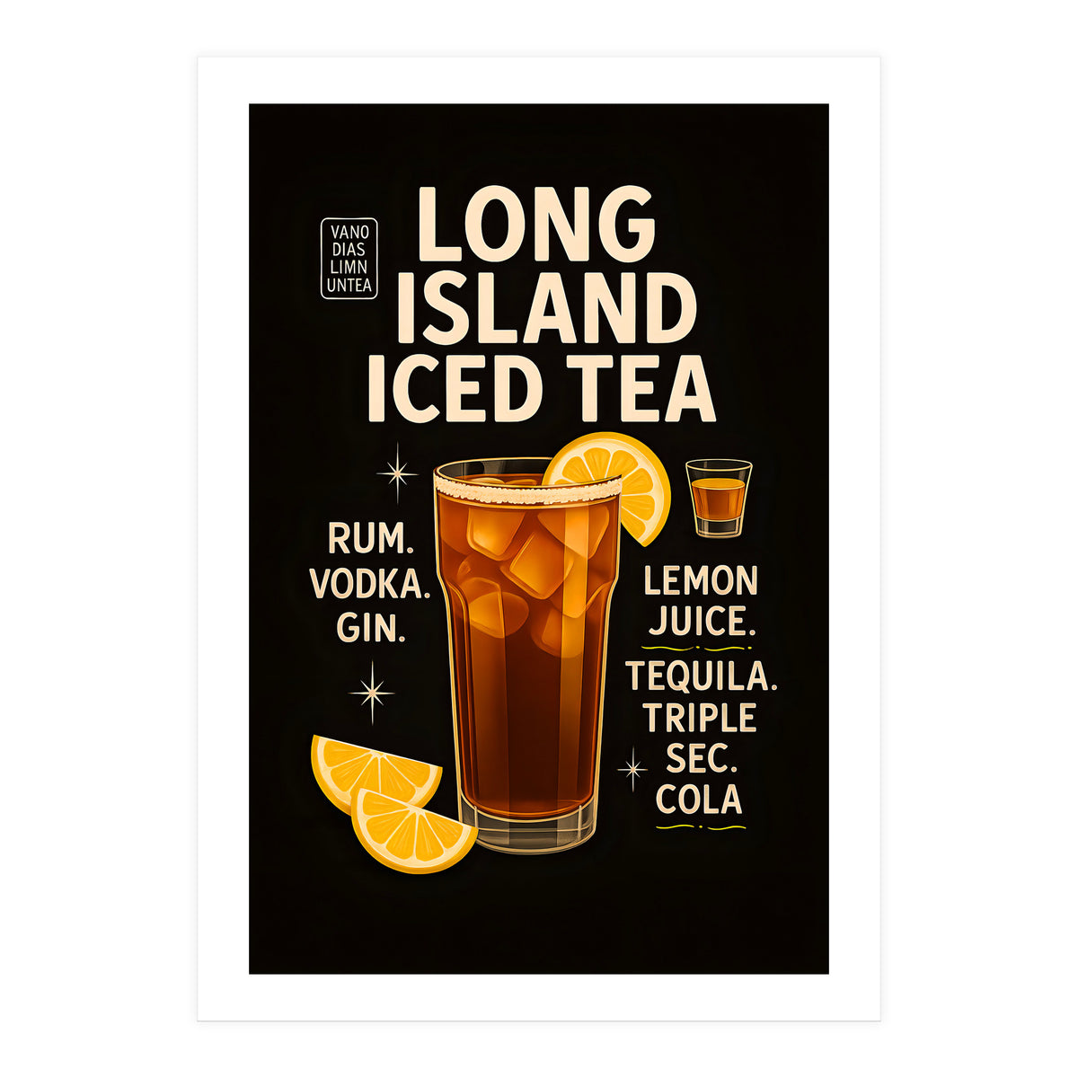 Long Island  Iced Tea (Print Only)