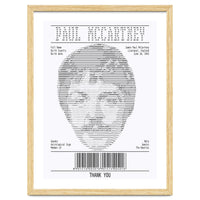 Receipt Art Paul Mc Cartney