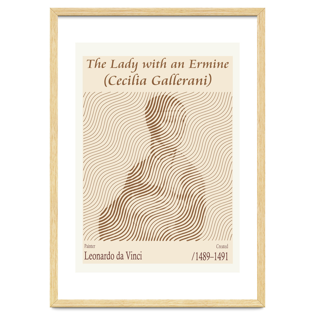 The Lady With An Ermine (cecilia Gallerani) – Leonardo Da Vinci (1489–1491)