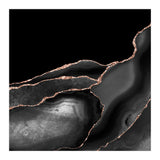 Black & Rose Gold Agate Texture 04  (Print Only) thumbnail