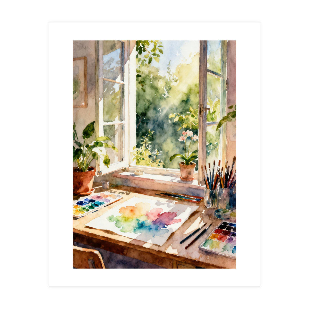 Matisse Inspired Place Paint (Print Only)