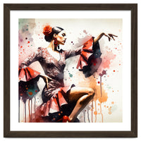 Scarlet Flamenco Side Pose