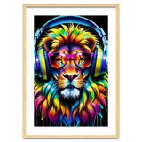A Lion In Glasses Listens To Music thumbnail