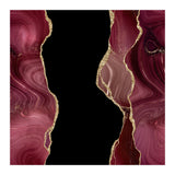 Burgundy & Gold Glitter Agate Texture 02  (Print Only) thumbnail