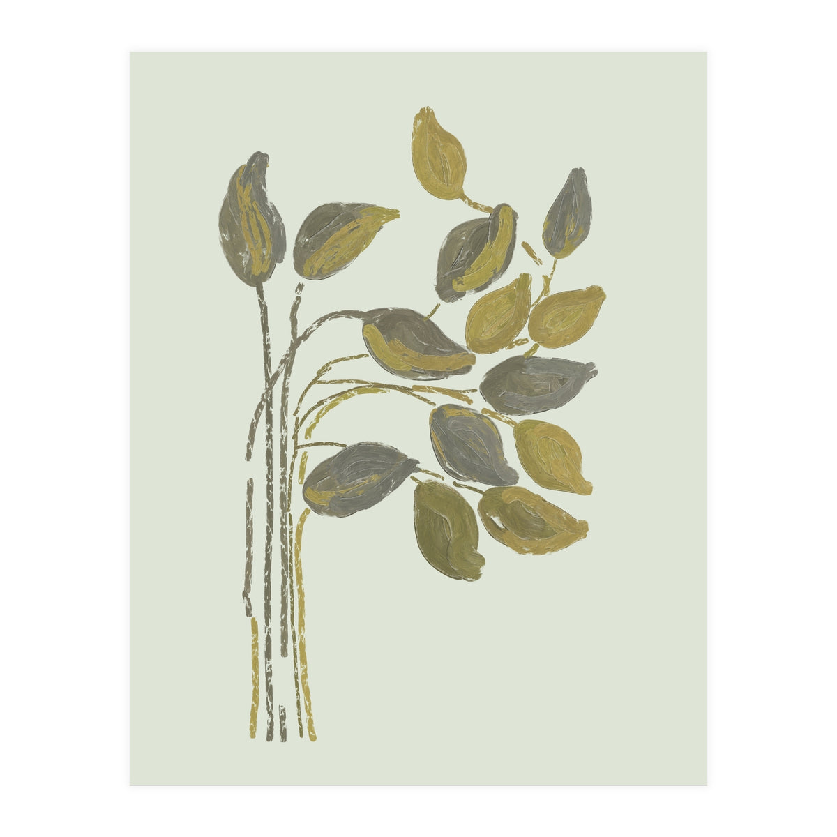 Olivia muted botanical oils (Print Only)