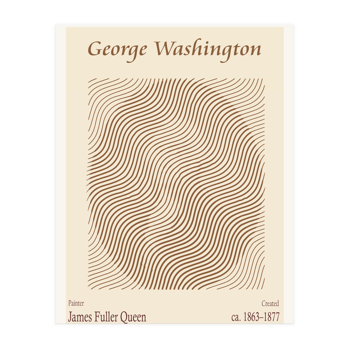 George Washington (1863 1877) – James Fuller Queen (american, 1820 1886) (Print Only)