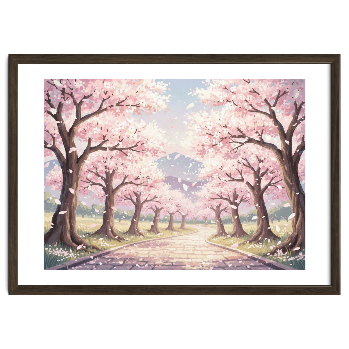 Sakura Path: Serene Cherry Blossom Avenue