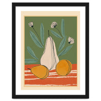 Abstract Pear Still Life