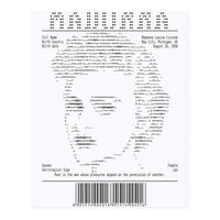 Receipt Art Madonna (Print Only)