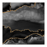 Black & Gold Agate Texture 02 (Print Only) thumbnail