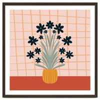 Floral Vase Orange