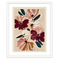 Blush And Wine Blossoms I