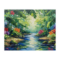 Tropical Jungle Oasis (Print Only)