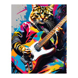 Cat Plays The Guitar, Graffiti (Print Only) thumbnail