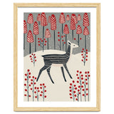 Fawn in a Winter Landscape thumbnail