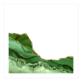 Green & Gold Agate Texture 23 (Print Only) thumbnail