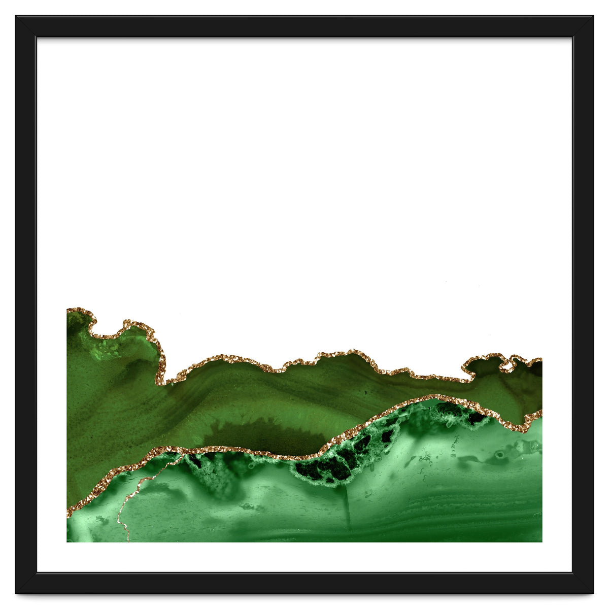 Green & Gold Agate Texture 30