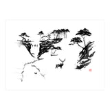 Deer In The Snow (Print Only) thumbnail