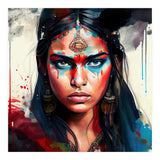 War Paint Hindu Warrior Portrait (Print Only) thumbnail