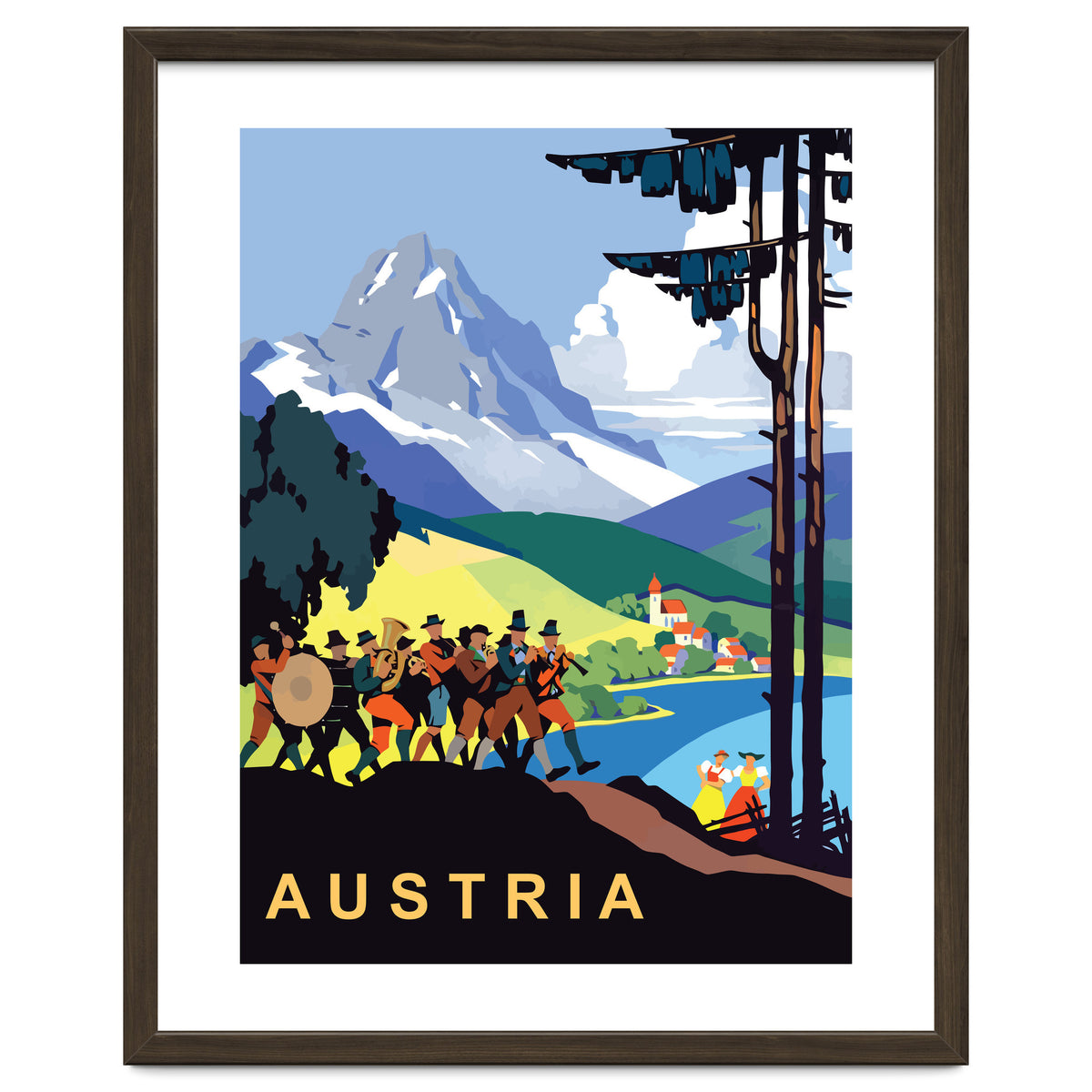 Austria, Music Orchestra on Picnic