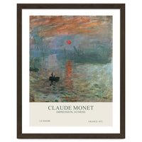 Claude Monet - Impression, Sunrise
