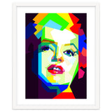 Marilyn Monroe Colorful Illustration Pop Art WPAP thumbnail