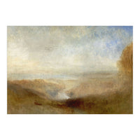 'Landscape with a River and a Bay in the Background', 1835, Oil on canvas, 123 x 93 cm. (Print Only)