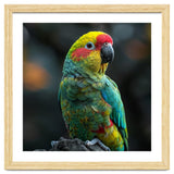 Vibrant Amazon Parrot Perched On A Branch thumbnail