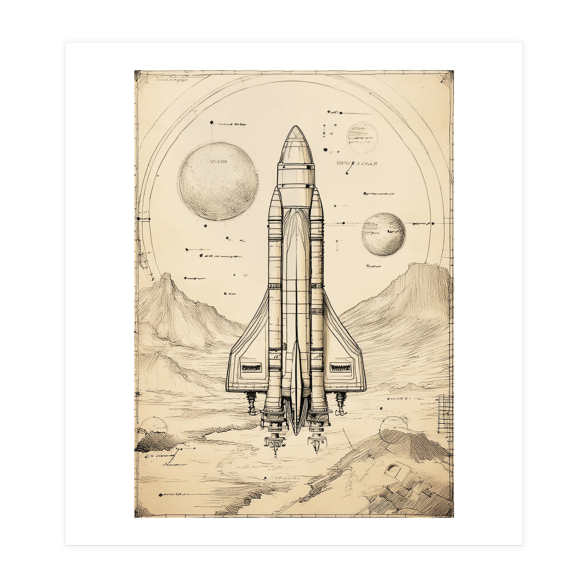 Back To The Moon 015 (Print Only)