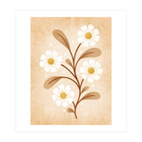 Vintage Beige Daisies (Print Only) thumbnail