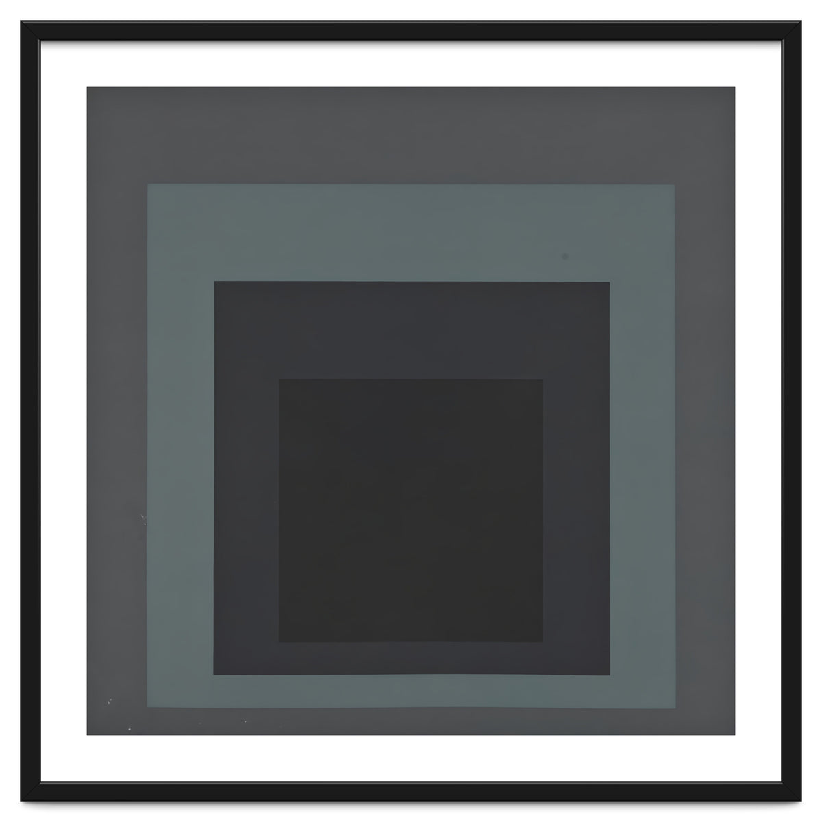 JOSEF ALBERS - HOMAGE TO THE SQUARE BLACK GREY
