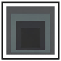 JOSEF ALBERS - HOMAGE TO THE SQUARE BLACK GREY