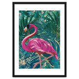 Flamingo in the jungle thumbnail