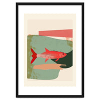 Red Fish Abstract