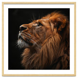 Majestic Lion Portrait Profile Majestic Beast thumbnail