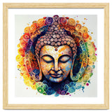 Rainbow Mandala Buddha Portrait thumbnail