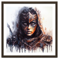 Armored Medieval Warrior Woman