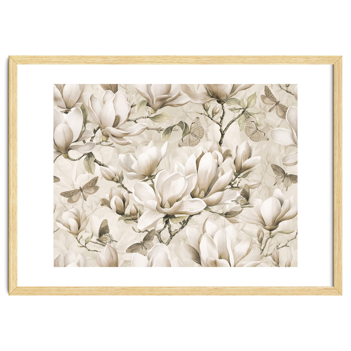 Magnolia And Butterfly Cream