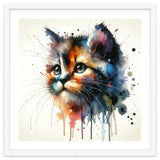 Colorful Kitten Portrait thumbnail