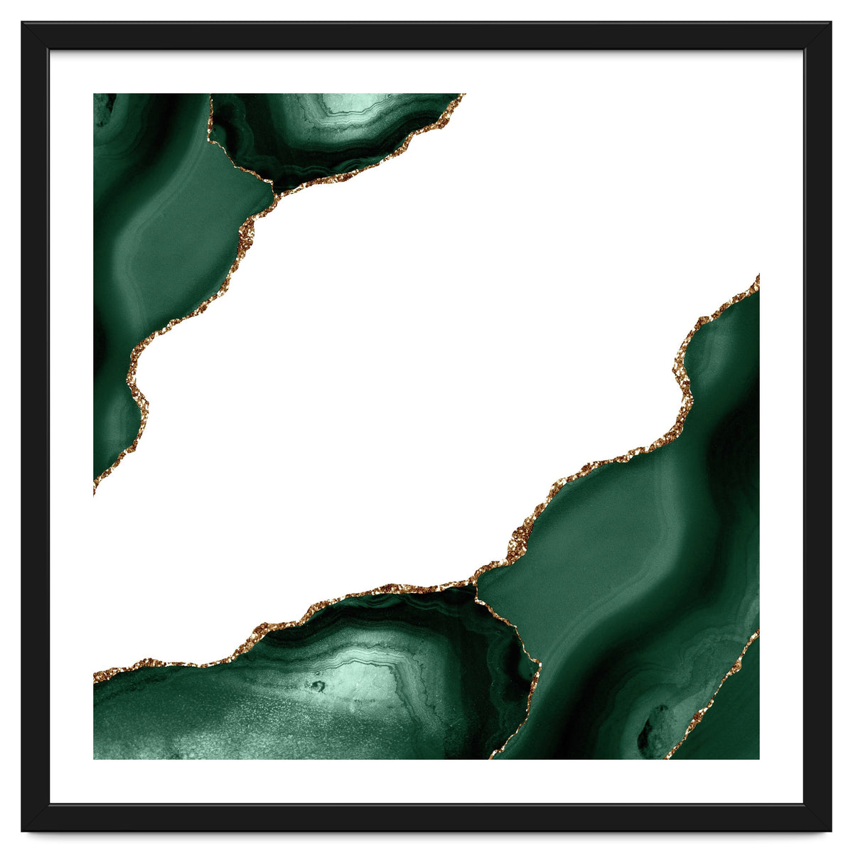 Emerald & Gold Agate Texture 16