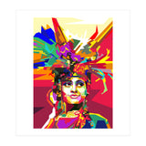 Beauty Traditional Ethnic Woman Pop Art (Print Only) thumbnail