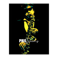 Phil Woods American Jazz Saxophonist Legend (Print Only)