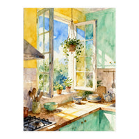 Matisse Inspired Kitchen Room (Print Only)