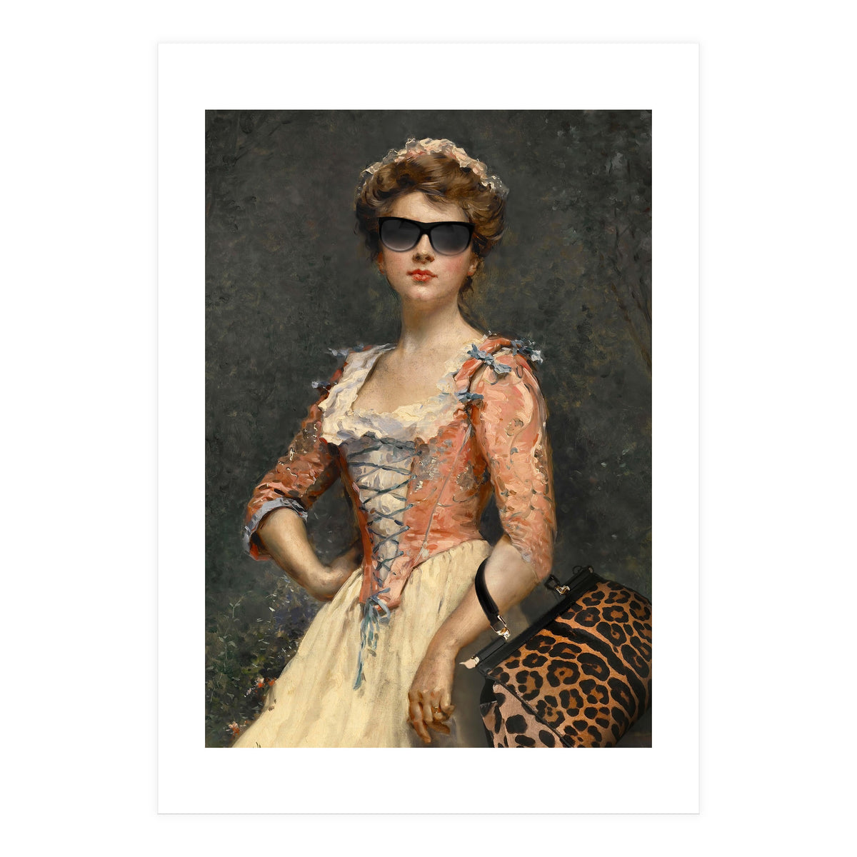 Vintage Chic Girl (Print Only)